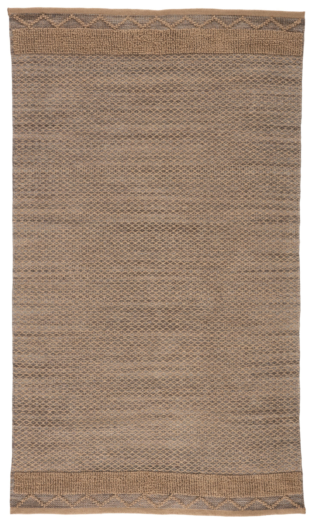 Curran Natural Border Gray/ Tan Rug by Jaipur Living