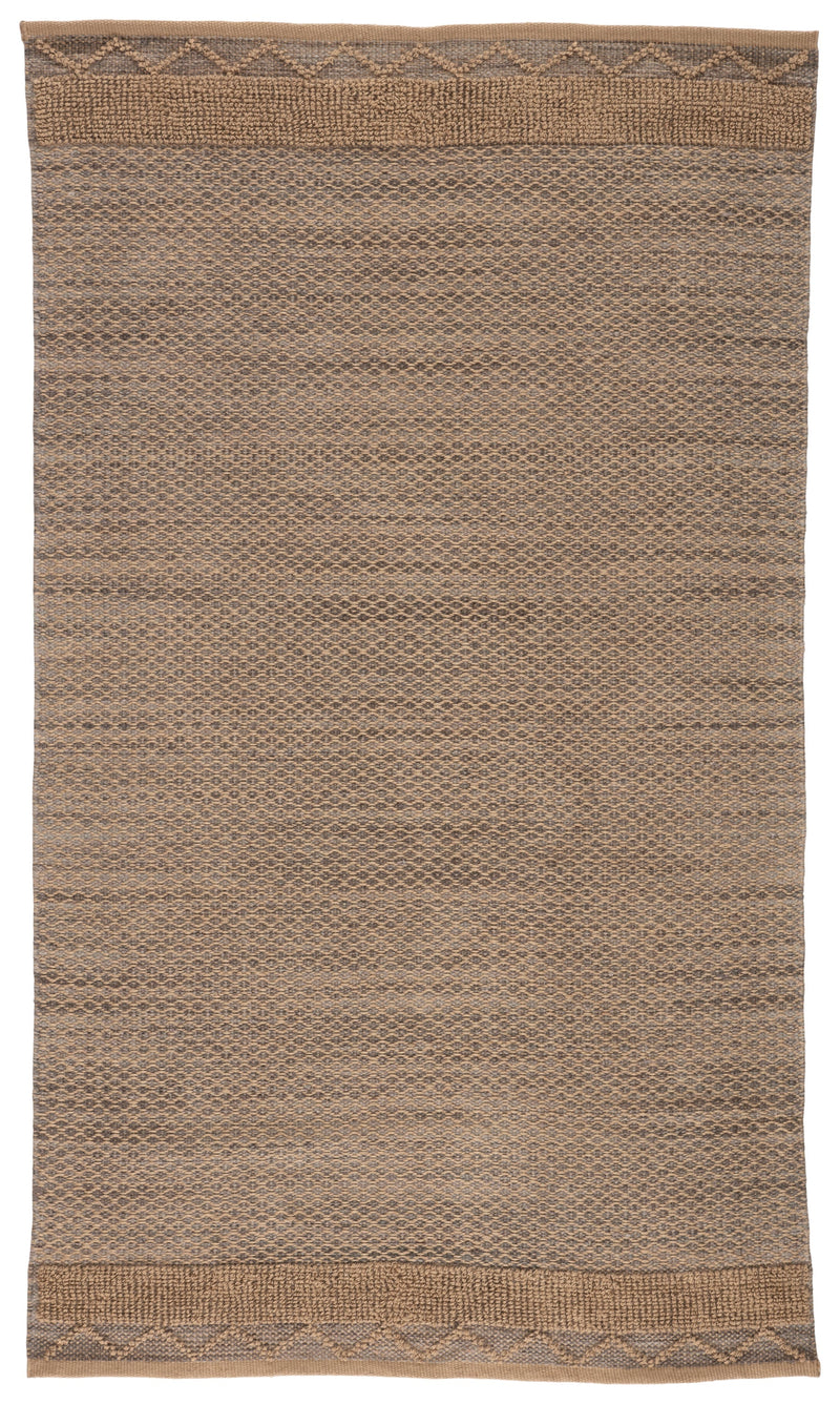 Curran Natural Border Gray/ Tan Rug by Jaipur Living