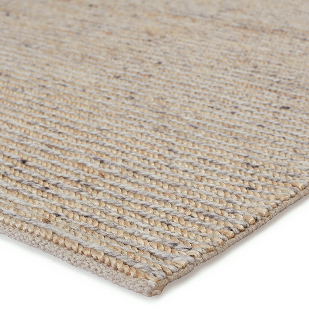 Sorrel Handwoven  Merrow Light Brown & Silver Rug 2