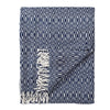 Alithea Blue & White Geometric Throw