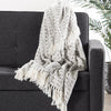 Cherese Gray Textured Throw