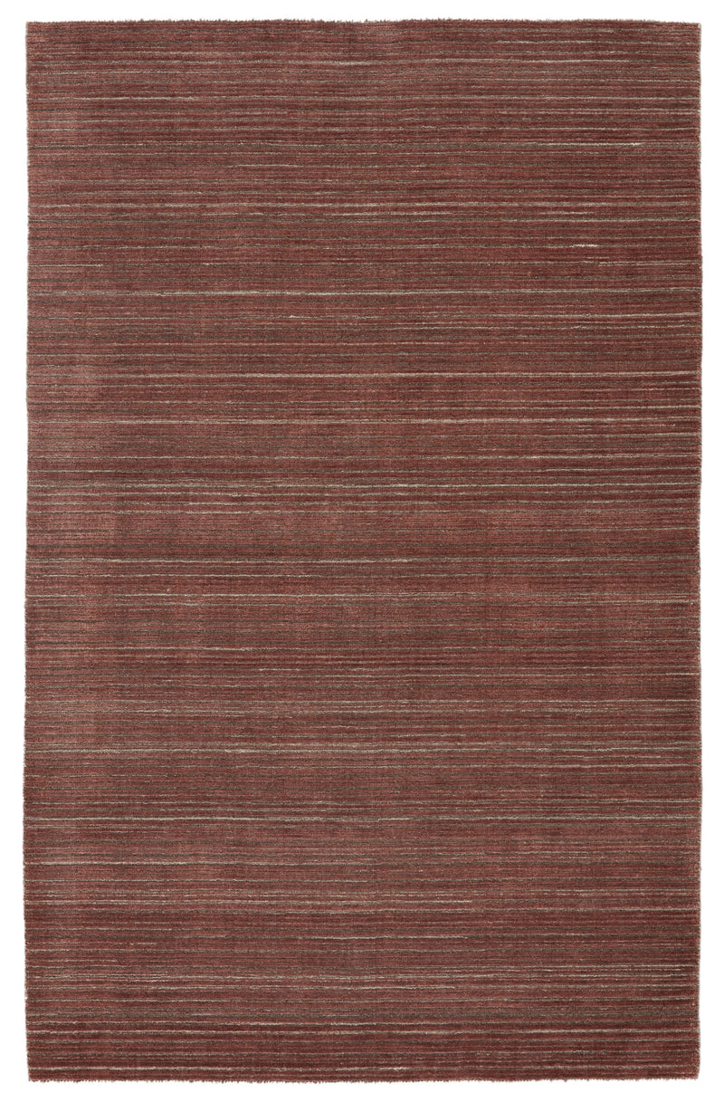 Gradient Handmade Solid Rug in Red & Brown