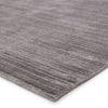 Gradient Handmade Solid Rug in Gray & Silver