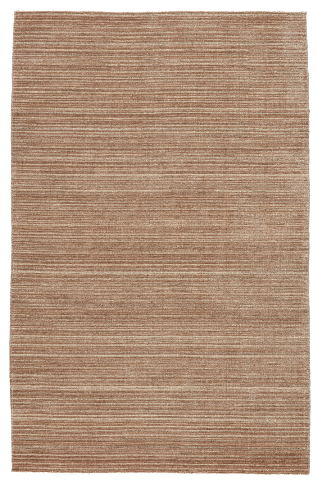 Gradient Handmade Solid Rug in Tan & Beige