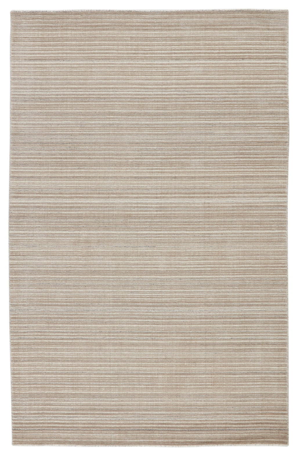 Gradient Handmade Solid Rug in Gray & Light Taupe