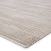 Gradient Handmade Solid Rug in Gray & Light Taupe