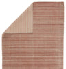 Gradient Handmade Solid Rug in Dark Pink & Cream