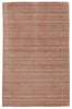 Gradient Handmade Solid Rug in Dark Pink & Cream