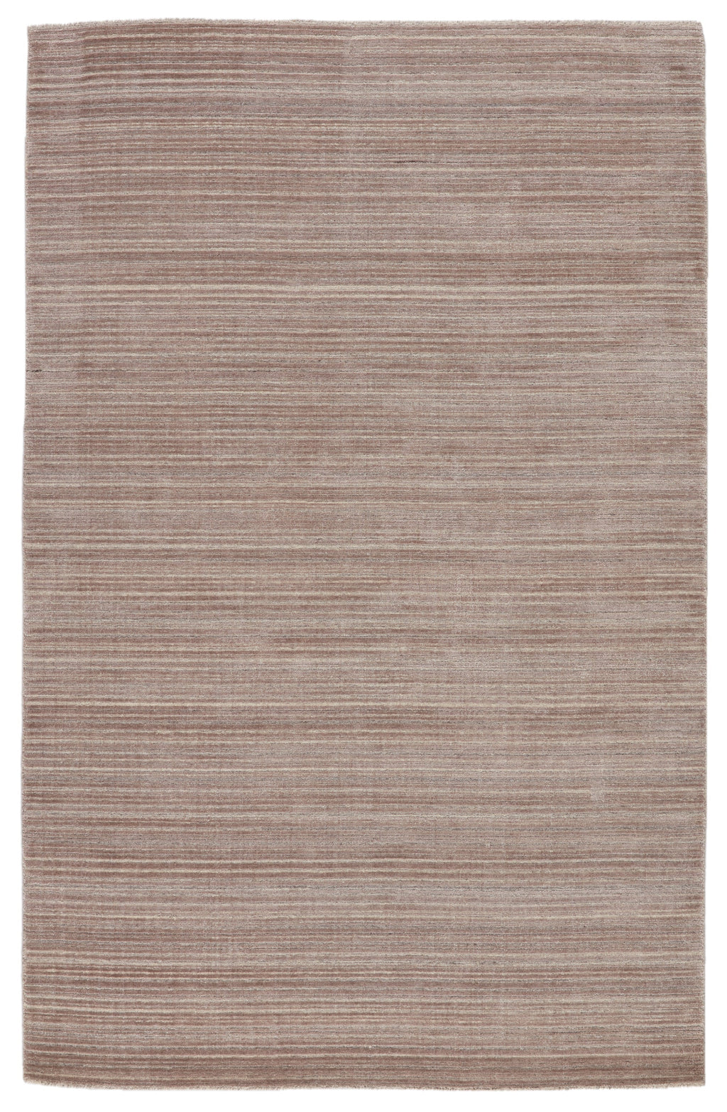 Gradient Handmade Solid Rug in Light Taupe & Gray