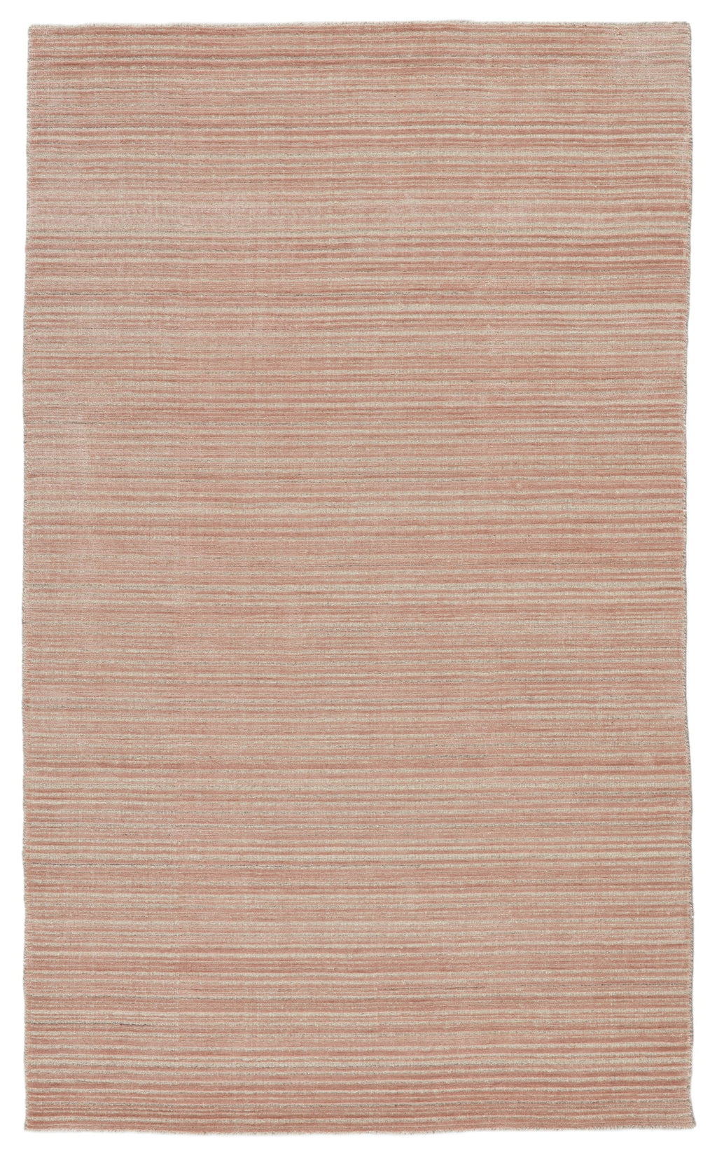 Gradient Handmade Solid Rug in Pink & Cream