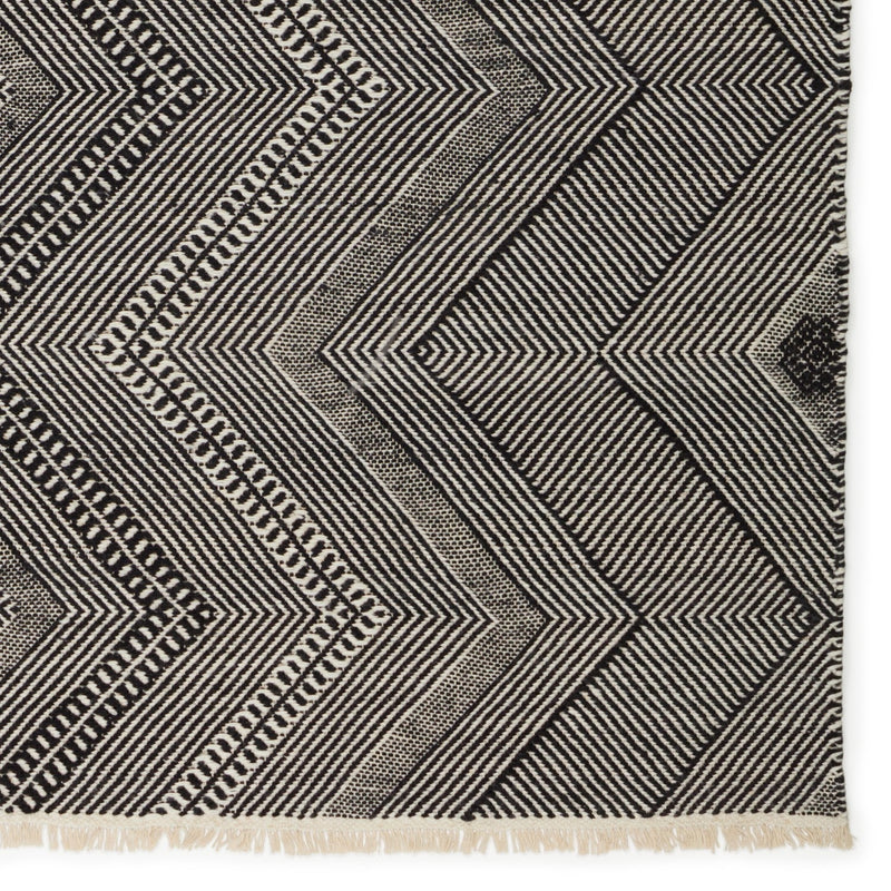 Satori Handwoven Galexia Black & Cream Rug 4