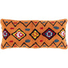 Settat STT-004 Woven Lumbar Pillow in Burnt Orange by Surya