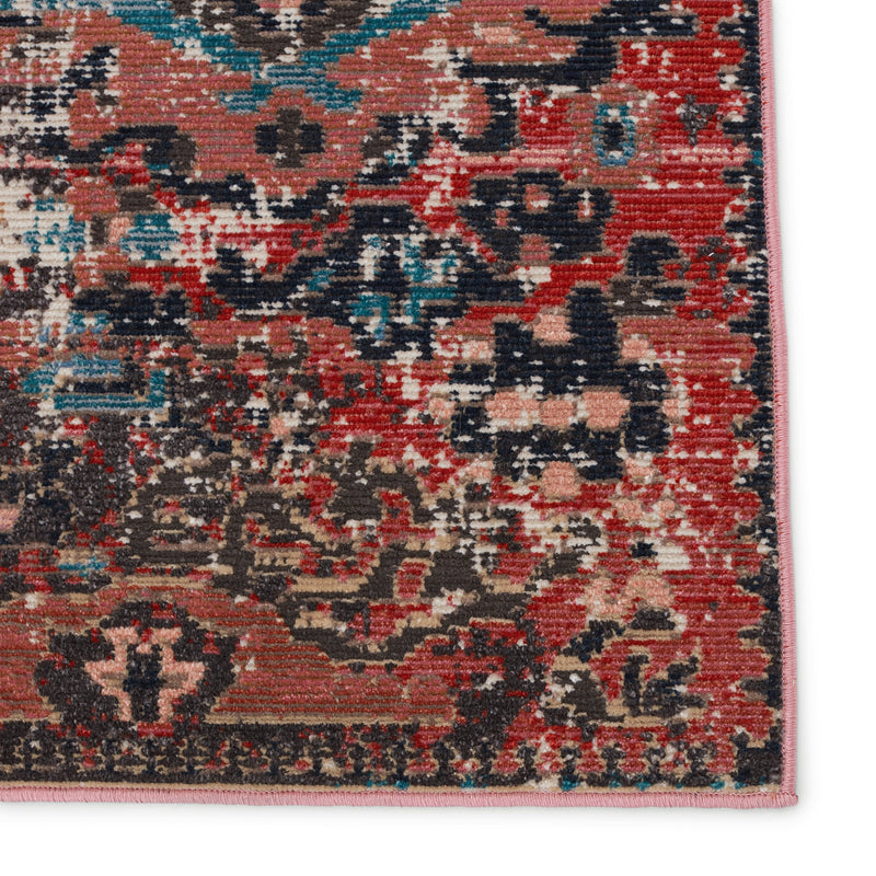 Swoon Presia Indoor/Outdoor Red & Teal Rug 4