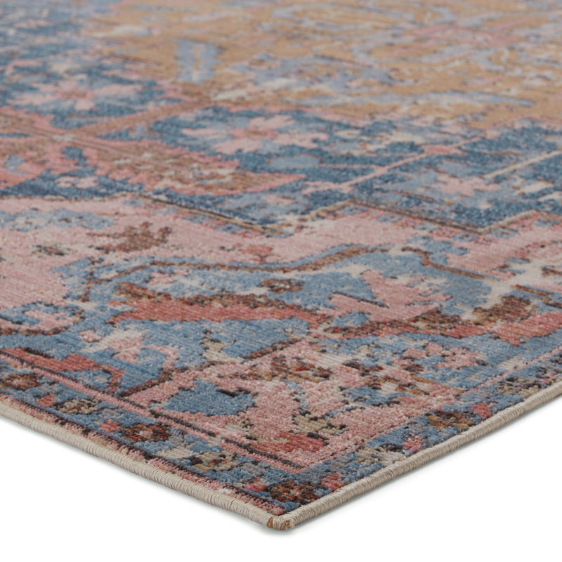 Swoon Diem Indoor/Outdoor Blue & Pink Rug 2