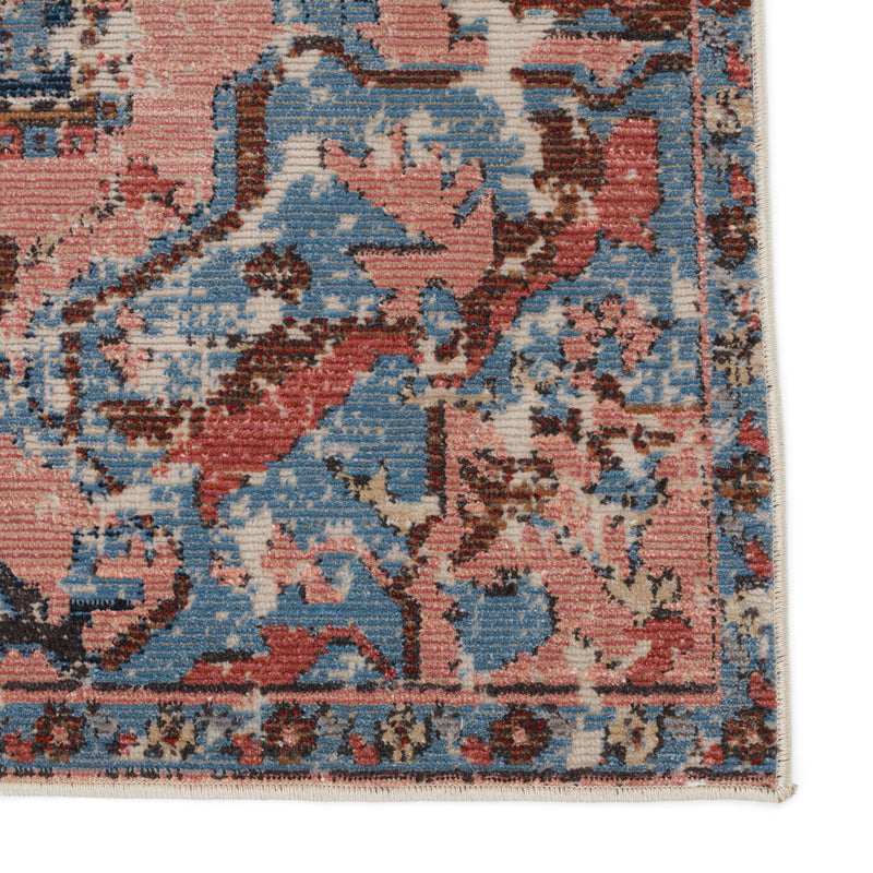 Swoon Diem Indoor/Outdoor Blue & Pink Rug 4