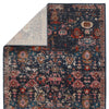 Swoon Azura Indoor/Outdoor Dark Blue & Pink Rug 3