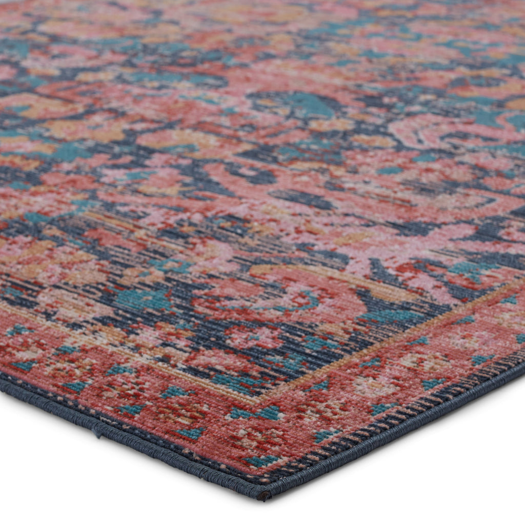 Swoon Maven Indoor/Outdoor Pink & Blue Rug 2