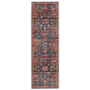 Swoon Maven Indoor/Outdoor Pink & Blue Rug 1