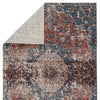 Swoon Akela Indoor/Outdoor Blue & Rust Rug 3