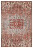 Swoon Priyah Indoor/Outdoor Pink & Gray Rug 1