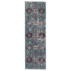 Swoon Farella Indoor/Outdoor Blue & Pink Rug 1