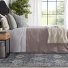 Calimesa Trellis Rug in Dark Blue & Gray