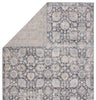 Izar Oriental Rug in Gray & Beige