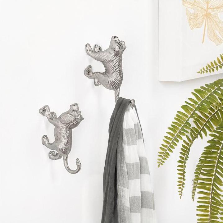 Safari Animal Aluminum Wall Hook - Monkey