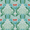 Scandi Floral Removable Wallpaper in Teal