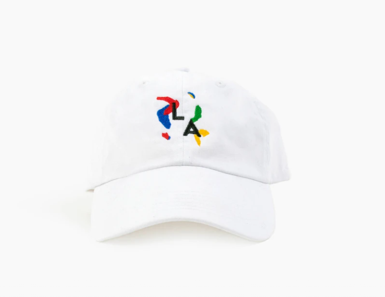 la abstract cap in white 1