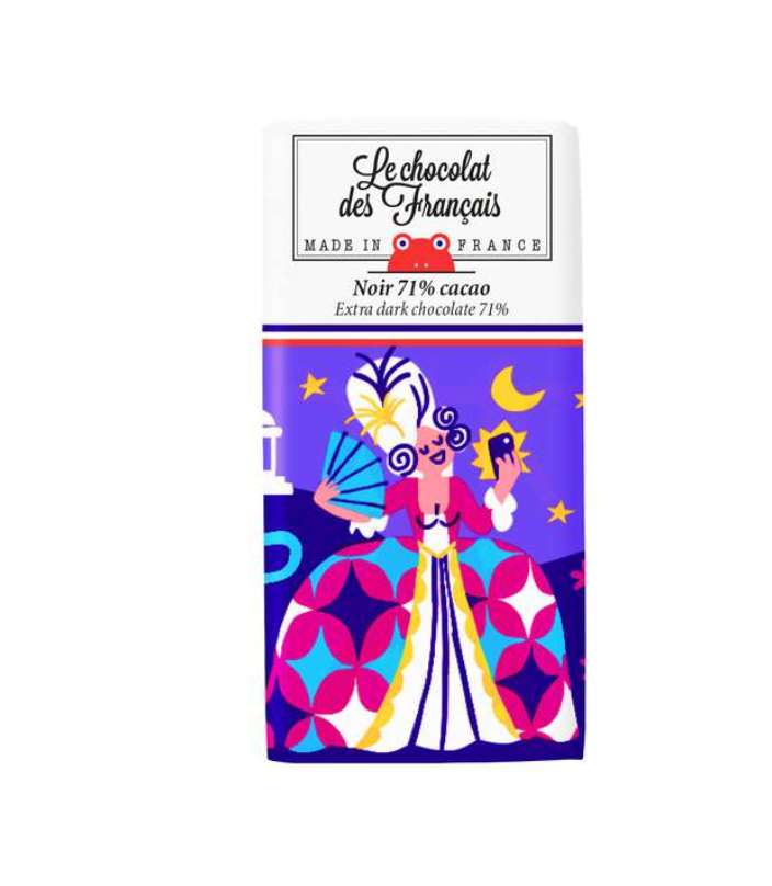 Trianon Mini Dark Chocolate Bar by Le Chocolat des Francais