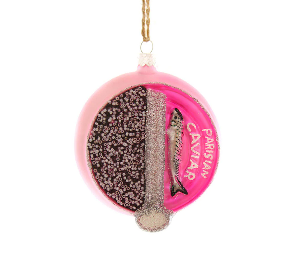 Caviar Pink Holiday Ornament