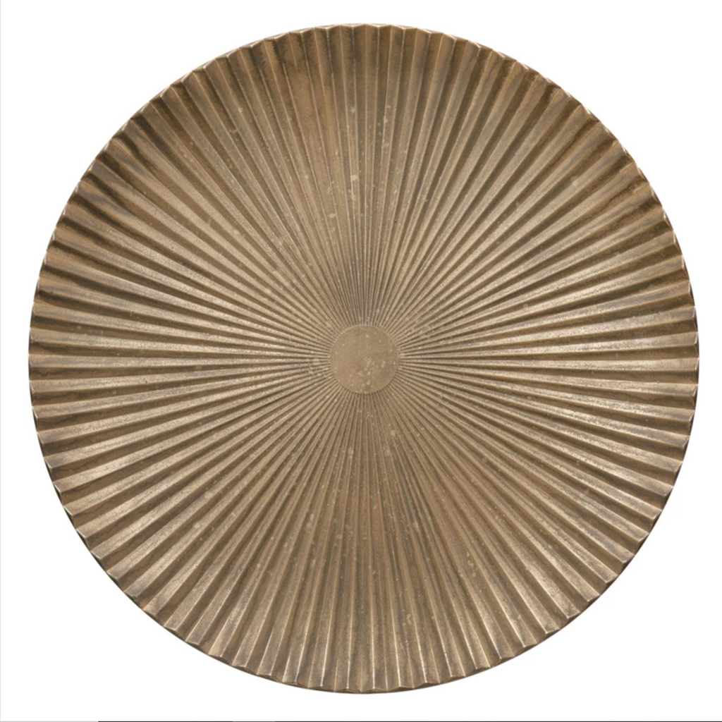 Decorative Fluted Tray