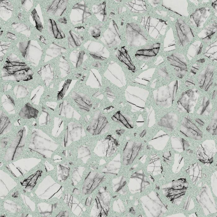 Speckled Terrazzo Removable Wallpaper in Mint Julep