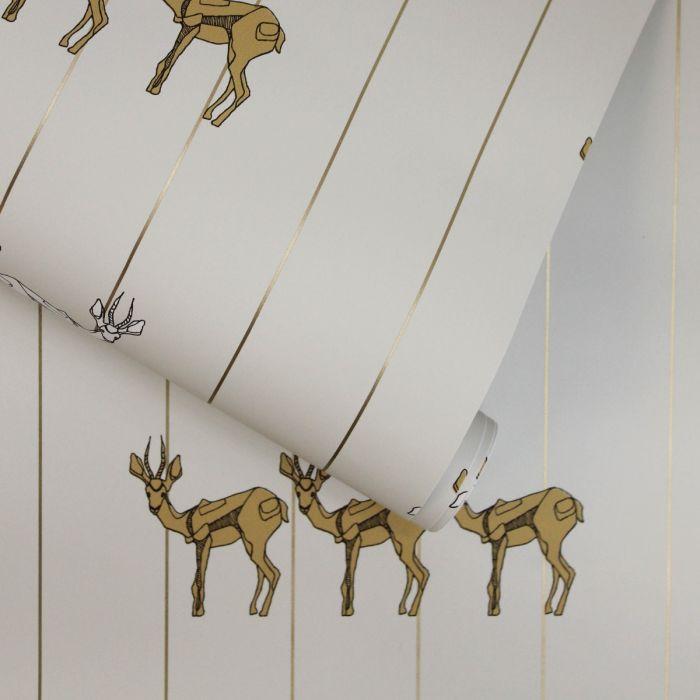 Spirit Animal Removable Wallpaper in Ivory