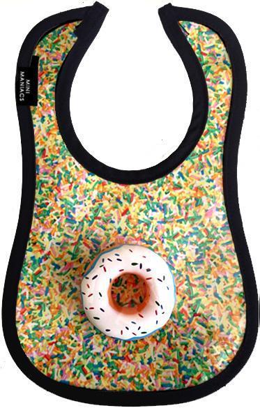 Sprinkles Baby Bib by Mini Maniacs