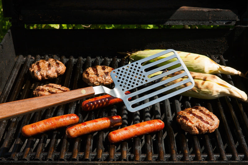 Star Spangled Spatula in Steel & Walnut design by Areaware