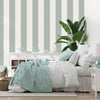 Stripe Removable Wallpaper in Seafoam Green