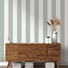 Stripe Removable Wallpaper in Seafoam Green