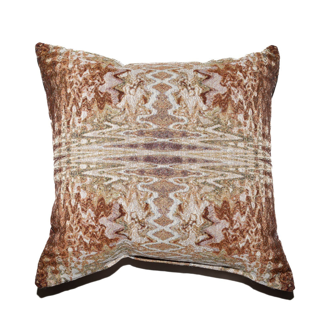 Warm Futures Woven Throw Pillow