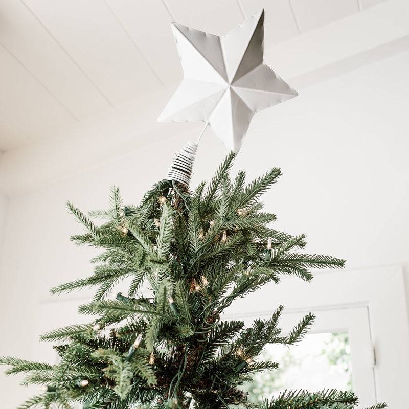 Metal Christmas Star for Tree in Various Colors