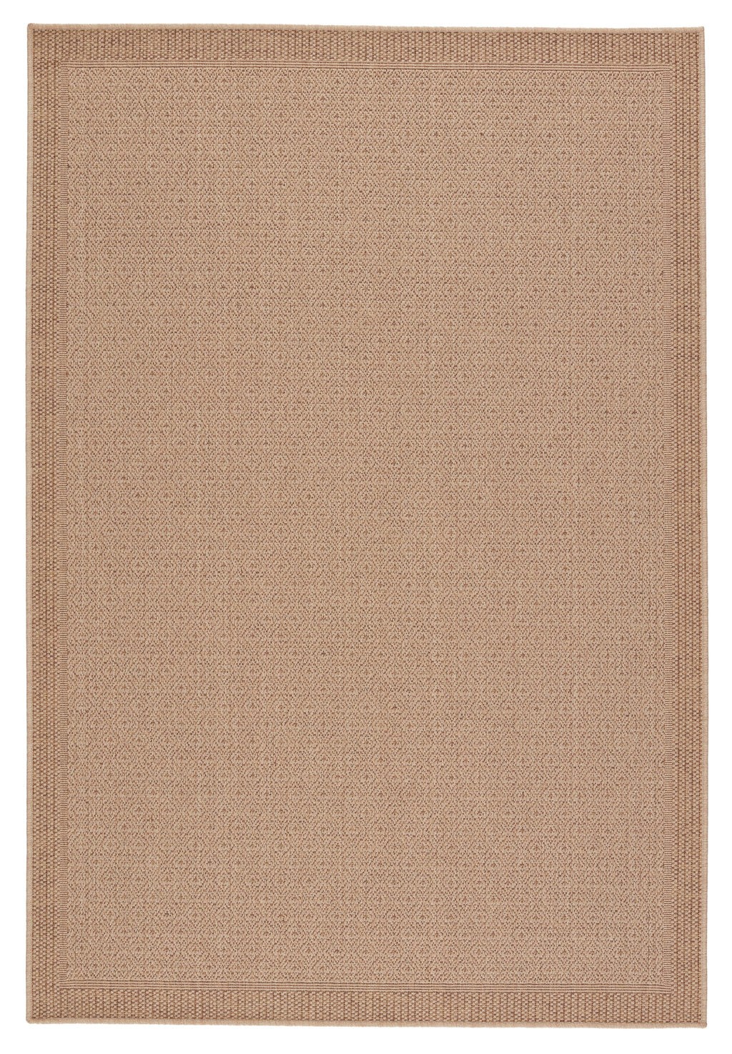 Maeva Indoor/Outdoor Border Beige Rug