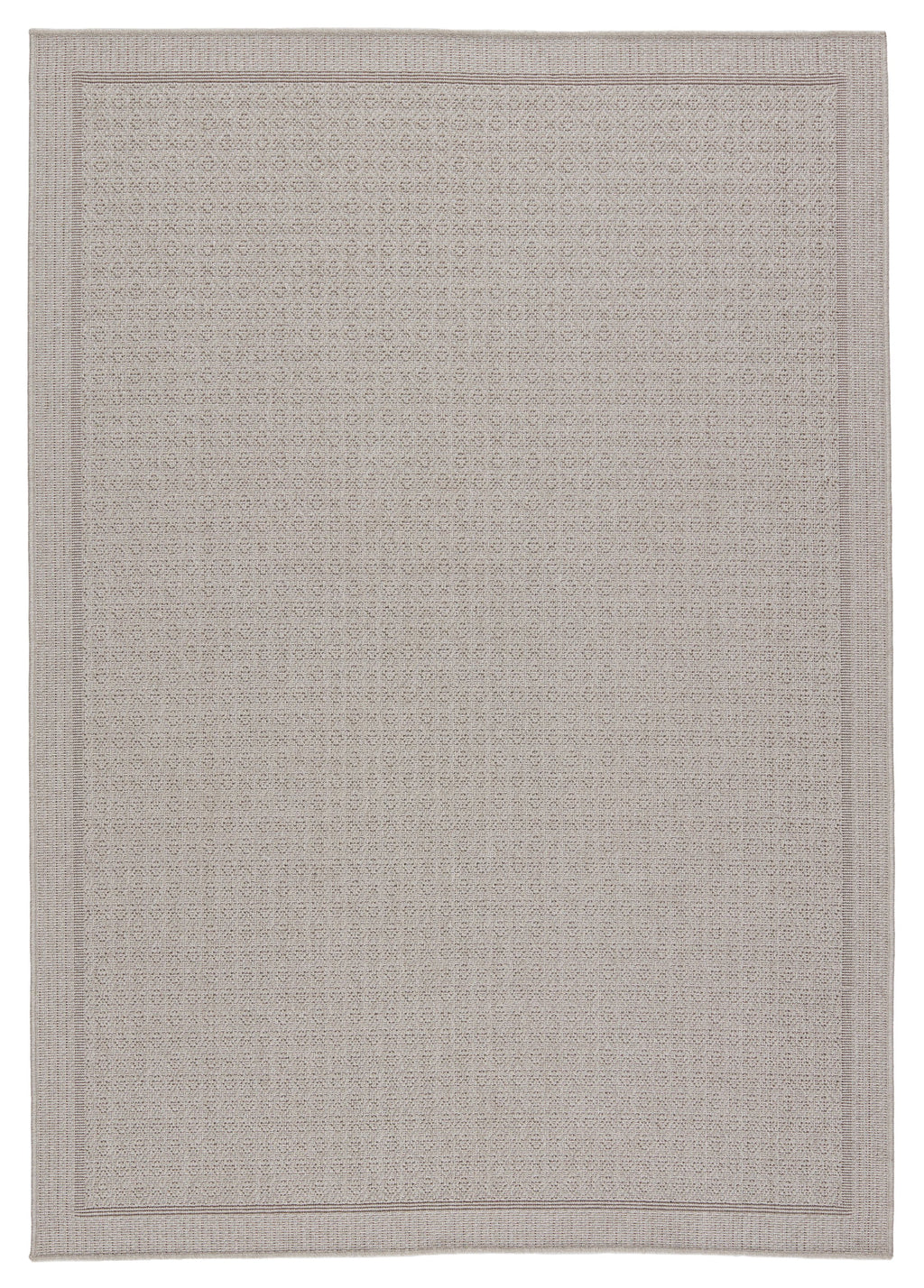 Maeva Indoor/Outdoor Border Grey Rug