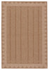 Akamai Indoor/Outdoor Border Beige & Light Brown Rug