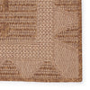 Akamai Indoor/Outdoor Border Beige & Light Brown Rug