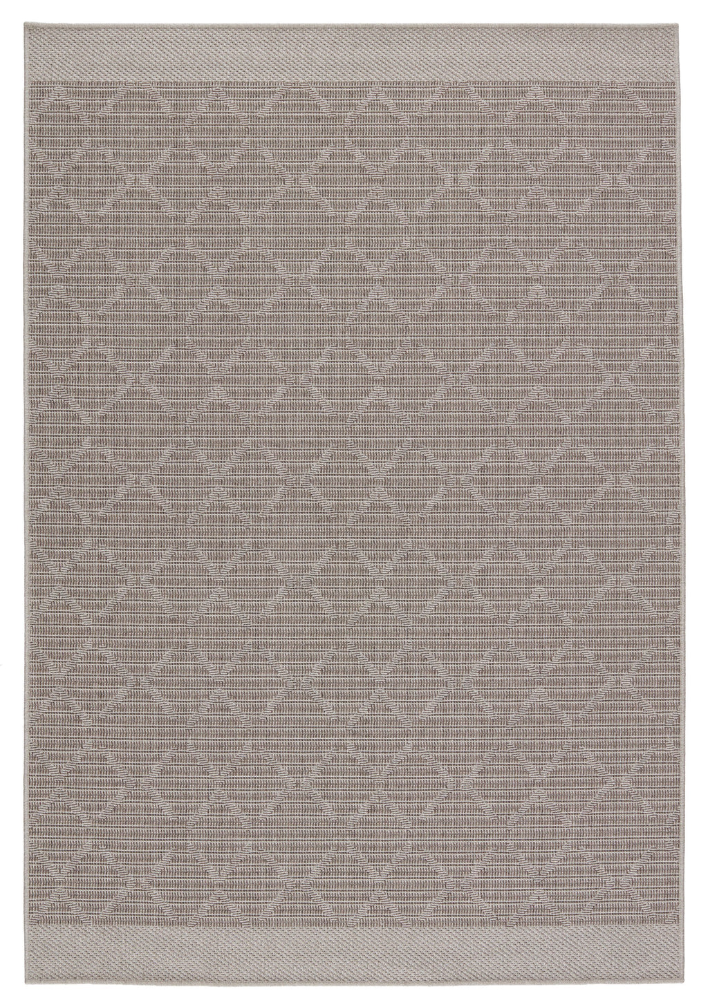 Motu Indoor/Outdoor Trellis Grey & Taupe Rug