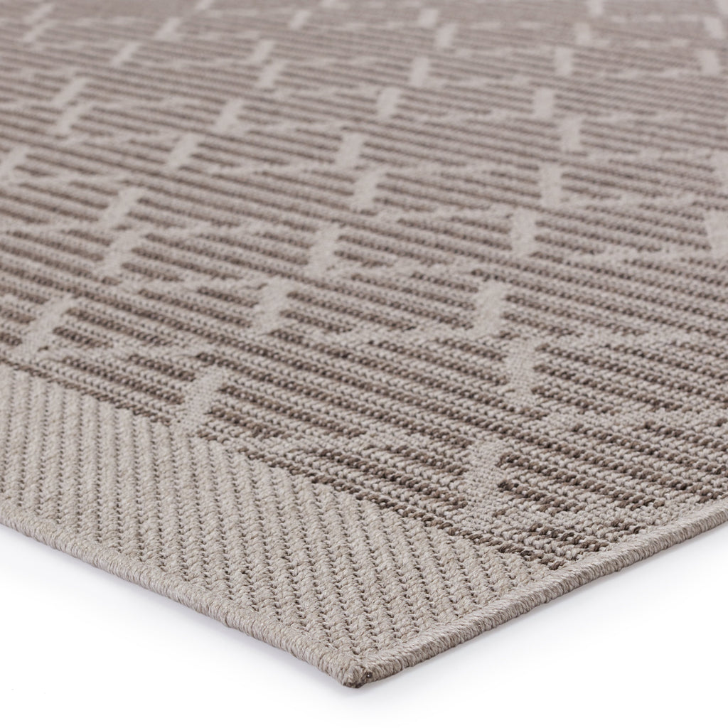 Motu Indoor/Outdoor Trellis Grey & Taupe Rug