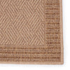 Pareu Indoor/Outdoor Border Beige & Light Brown Rug