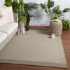 Poerava Indoor/Outdoor Border Grey & Taupe Rug