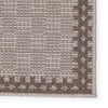 Tiare Indoor/Outdoor Border Grey & Taupe Rug